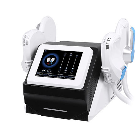 El músculo negro de la máquina 3000W el ccsme de la belleza que adelgaza construye el cuerpo de  que contornea las manijas duales