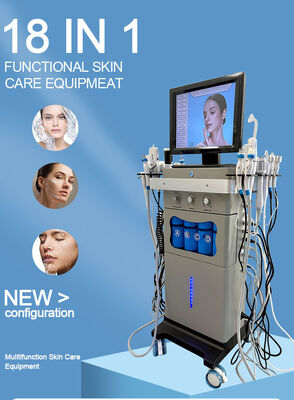18 en 1 Aqua Exfoliate Oxígeno Nutre Reparación Facial Bright Spa Dispositivo profesional