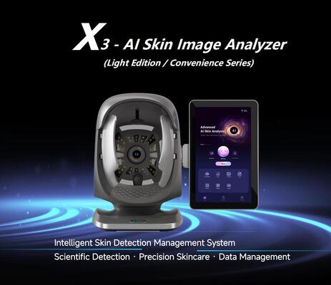 Máquina escáner de piel facial HD con cámara IA, pantalla de 15,6 pulgadas, dispositivo detector de diagnóstico para clínicas de belleza