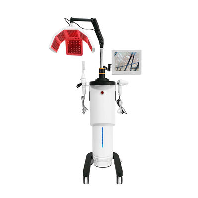 Máquina láser profesional de diodo LED para el crecimiento del cabello, equipo de terapia antipérdida de cabello para detección del cuero cabelludo para peluquería