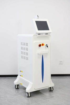 Soprano de alta potencia de doble mango de depilación máquina láser de diodo 4 longitud de onda hielo platino titanio para depilación