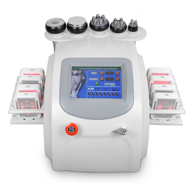 El producto más reciente portátil multifunción 6 en 1 Ultrasonido Lipo láser máquina de adelgazamiento corporal