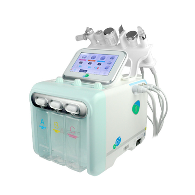 7 en 1 Cuidado de la piel multifuncional hidra extracción de cabeza negra hidro acuática máquina de belleza facial con máscara LED