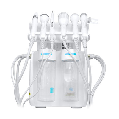 7 en 1 Cuidado de la piel multifuncional hidra extracción de cabeza negra hidro acuática máquina de belleza facial con máscara LED