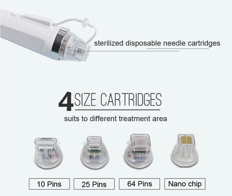 Vaso portátil para apretar la piel Microneedle Beauty Skin Care Machine Oro Radiofrecuencia Rf Microneedling