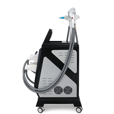 4 en 1 OPT IPL Rf Nd YAG Depilación indolora Rejuvenecimiento de la piel Máquina de belleza
