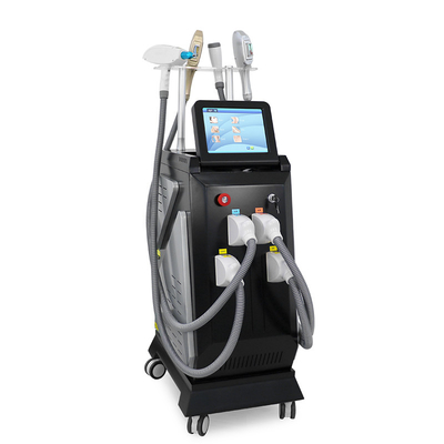 4 en 1 OPT IPL Rf Nd YAG Depilación indolora Rejuvenecimiento de la piel Máquina de belleza