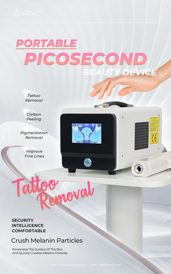 2024 Nuevo láser Pico portátil láser de picosegundos eliminación de todos los pigmentos de melasma y tatuajes 755nm picosegundos