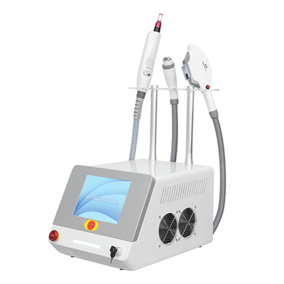 3 en 1 Picosecond Laser depilación Ipl RF máquina con 3pcs mango