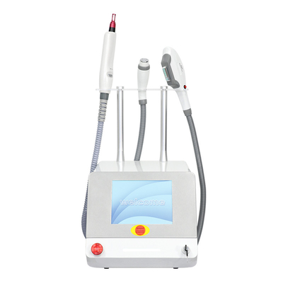 3 en 1 Picosecond Laser depilación Ipl RF máquina con 3pcs mango