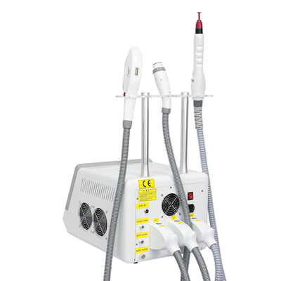 3 en 1 Picosecond Laser depilación Ipl RF máquina con 3pcs mango