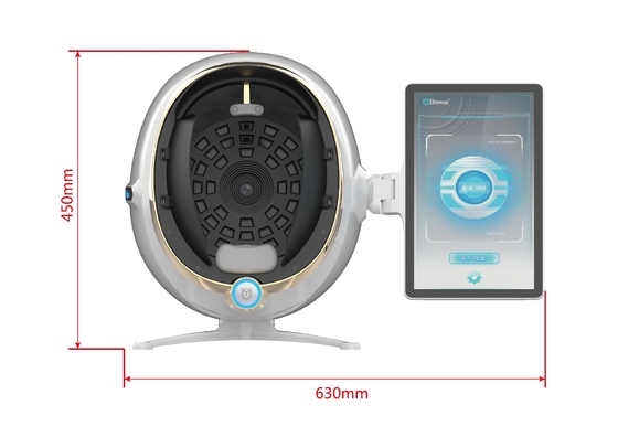 Máquina de análisis de piel 3D portátil Análisis de piel 3D AI Facial High-Definition skin tester
