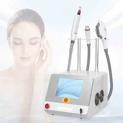 Eliminación de vello OEM Eliminación de tatuajes Máquina de apretamiento de la piel 3 manija RF Elight IPL Nd Yag Laser 5 en 1 Máquina de belleza multifunción