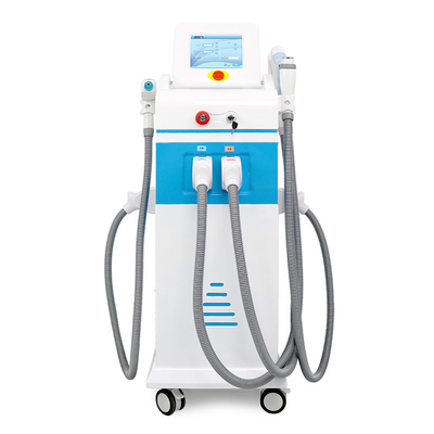 Máquina de belleza 4 en 1 con Elight Laser RF IPL Nd Yag dispositivo de depilación