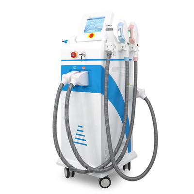 Máquina de belleza 4 en 1 con Elight Laser RF IPL Nd Yag dispositivo de depilación