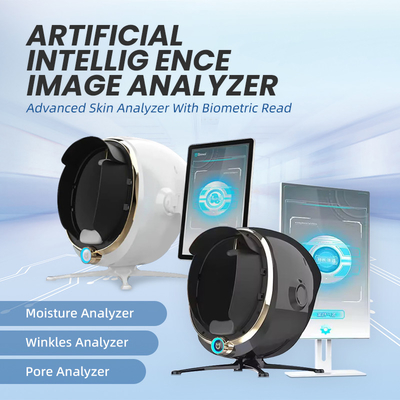 Analista de piel 3D portátil Escaner facial Nueva tecnología de inteligencia artificial para análisis corporal del cabello Máquina de diagnóstico de pruebas de piel de salón mejorada