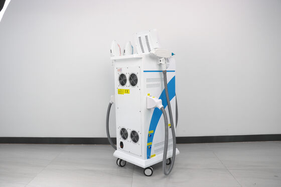 4 in1 Multi-functional Laser Beauty machine Magneto-optics light Vertical four handles Hair Removal Laser Painless Safe Hair Removal Laser Tattoo Removal RF machine