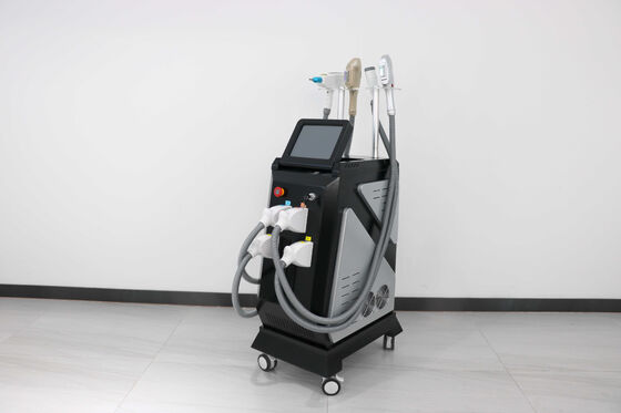 Máquina de belleza vertical 4 en 1 Dispositivo de belleza multifuncional y sistema de depilación con láser
