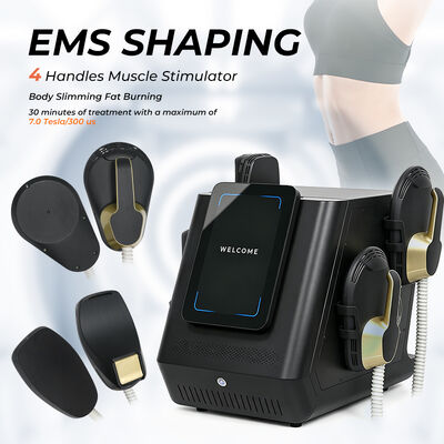 EMSlim Neo RF Machine con 3000W de potencia de salida 4 piezas de mano para escultura muscular y adelgazamiento corporal utilizando tecnología de escultura