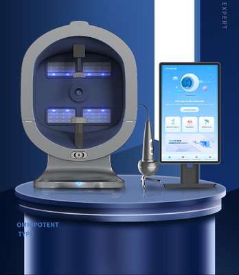 X5 Pro AI Analizador de piel facial Equipo de diagnóstico de piel de salón de escáner facial de espectro múltiple