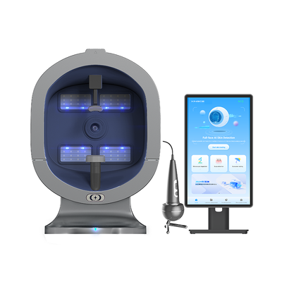 X5 Pro AI Analizador de piel facial Equipo de diagnóstico de piel de salón de escáner facial de espectro múltiple