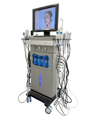 18 en 1 Aqua Exfoliate Oxígeno Nutre Reparación Facial Bright Spa Dispositivo profesional