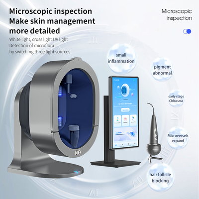 X5 Pro AI Skin Scanner Instrumento de prueba de salón facial de espectro múltiple de 21 pulgadas