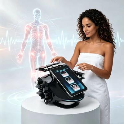 Máquina RF TECAR de terapia profesional de 448KHz 500W refrigerada por aire para adelgazar y aliviar el dolor