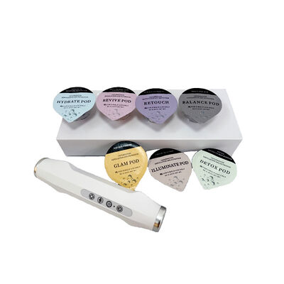 Mini instrumento de burbuja de oxígeno, máquina portátil de belleza de piel con vibración LED, elevación Facial