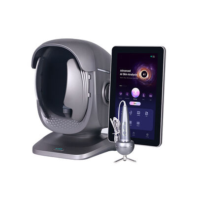 Nuevo analizador de piel facial profesional impulsado por IA: Dispositivo de pantalla de 15.6 pulgadas para detección multispectral de humedad y pigmentación de la piel.