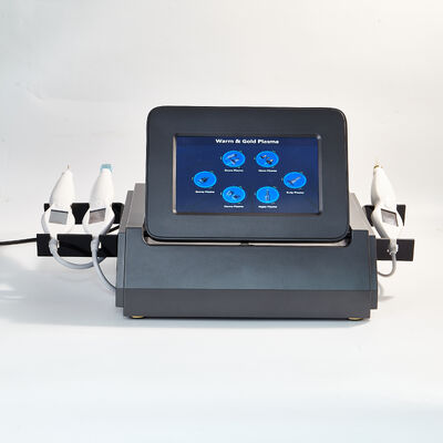 Máquina de belleza de plasma de fusión portátil con tres mangos, multifuncional. Tratamiento de acné, desvanecimiento de pigmentación y reparación de la piel. Máquina de belleza