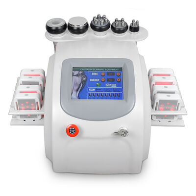 Máquina multifuncional de cavitación ultrasónica 6 en 1 RF láser de vacío objetivo de adelgazamiento corporal para el salón de belleza