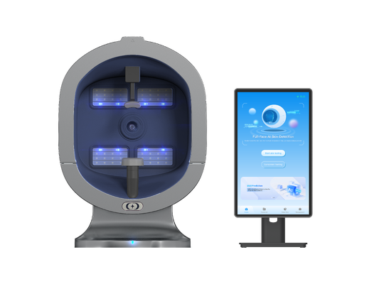Analizador de piel con espejo mágico AI de espectro múltiple 3D X5 para salón de belleza