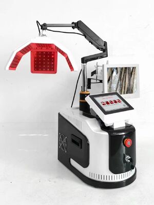 Máquina de escritorio para el crecimiento del cabello con detección de cuero cabelludo, luz roja PDT, equipo de belleza para salón antipérdida de cabello