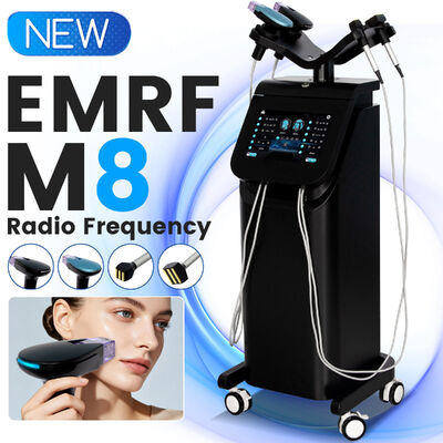 2026 Más reciente 4 en 1 EMRF M8 Oro Fraccionado Microneedling Máquina facial para el rejuvenecimiento de la piel