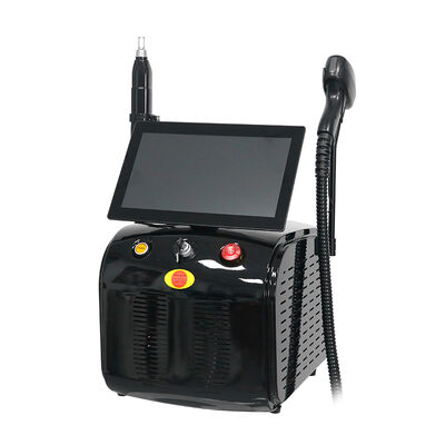 Máquina de láser de diodo portátil de triple longitud de onda 2 en 1 808nm 755nm 1064nm láser de diodo 808 y equipo de salón de belleza para eliminación de tatuajes